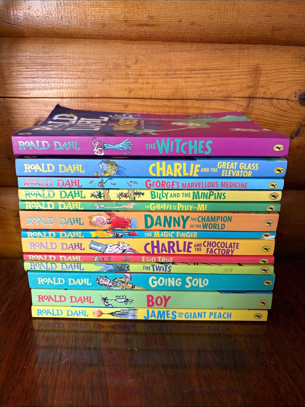 Roald Dahl 13 Book Collection Lot Puffin Classics Children's Chapter Books